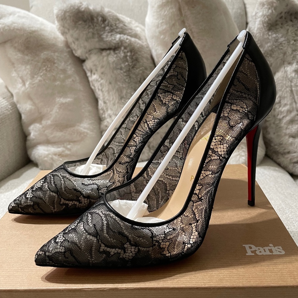 BNIB Christian Louboutin Follies Lace 100 Size 40.5